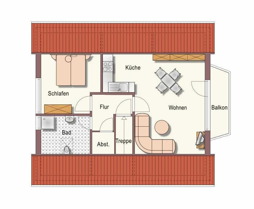 Ferienwohnung Rudis Obstgarten 요크 외부 사진